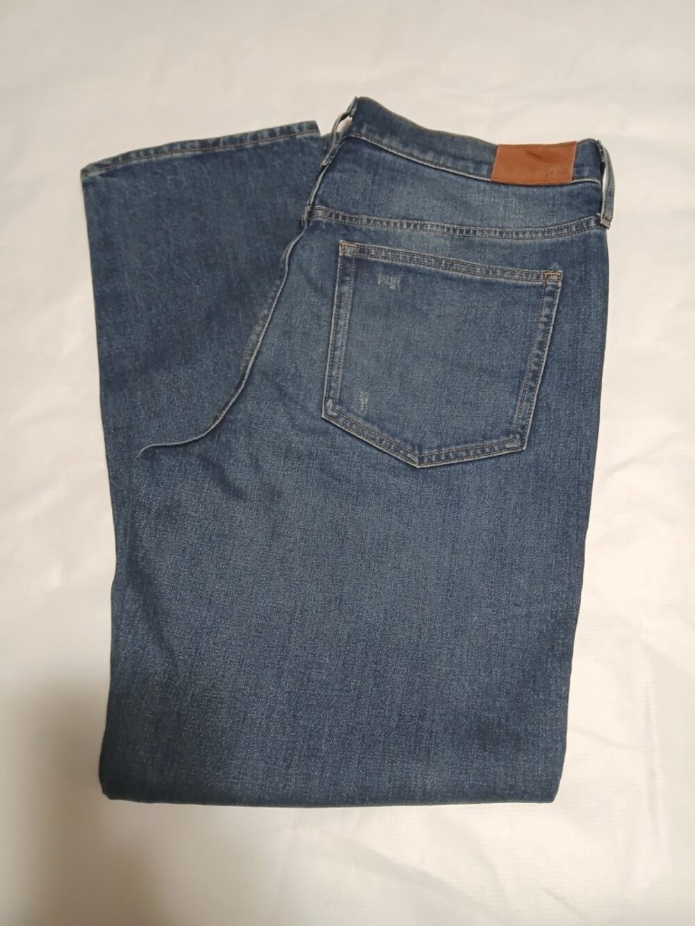 J. Crew Women's 31T High Rise 90s Retro Classic Straight Leg Jeans Blue Denim